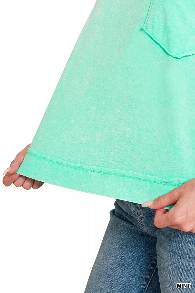 zenana-acid-washed-round-neck-short-sleeve-oversized-t-shirt-3 image 5