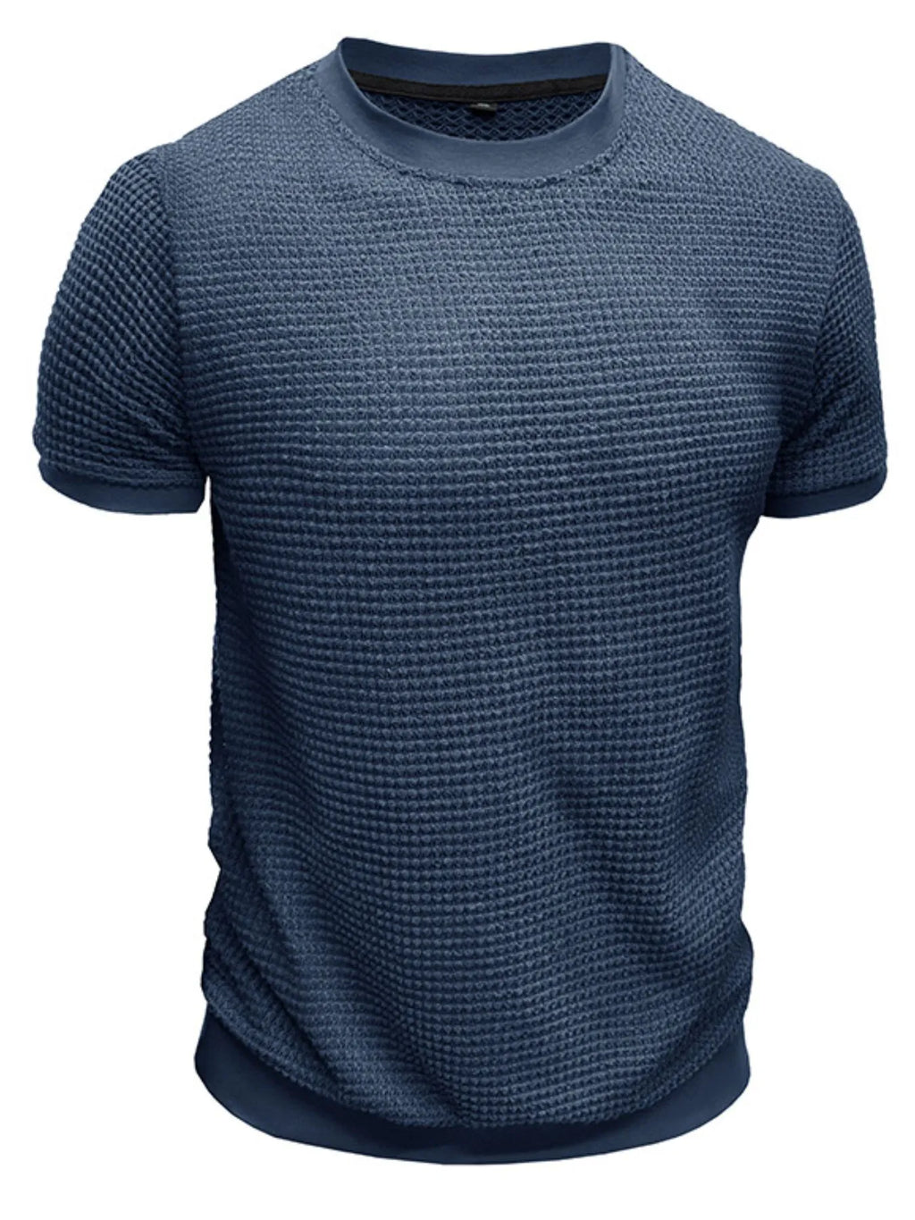 Men's Textured Knit Crew Neck T-Shirt | Tampa Bay Discounts