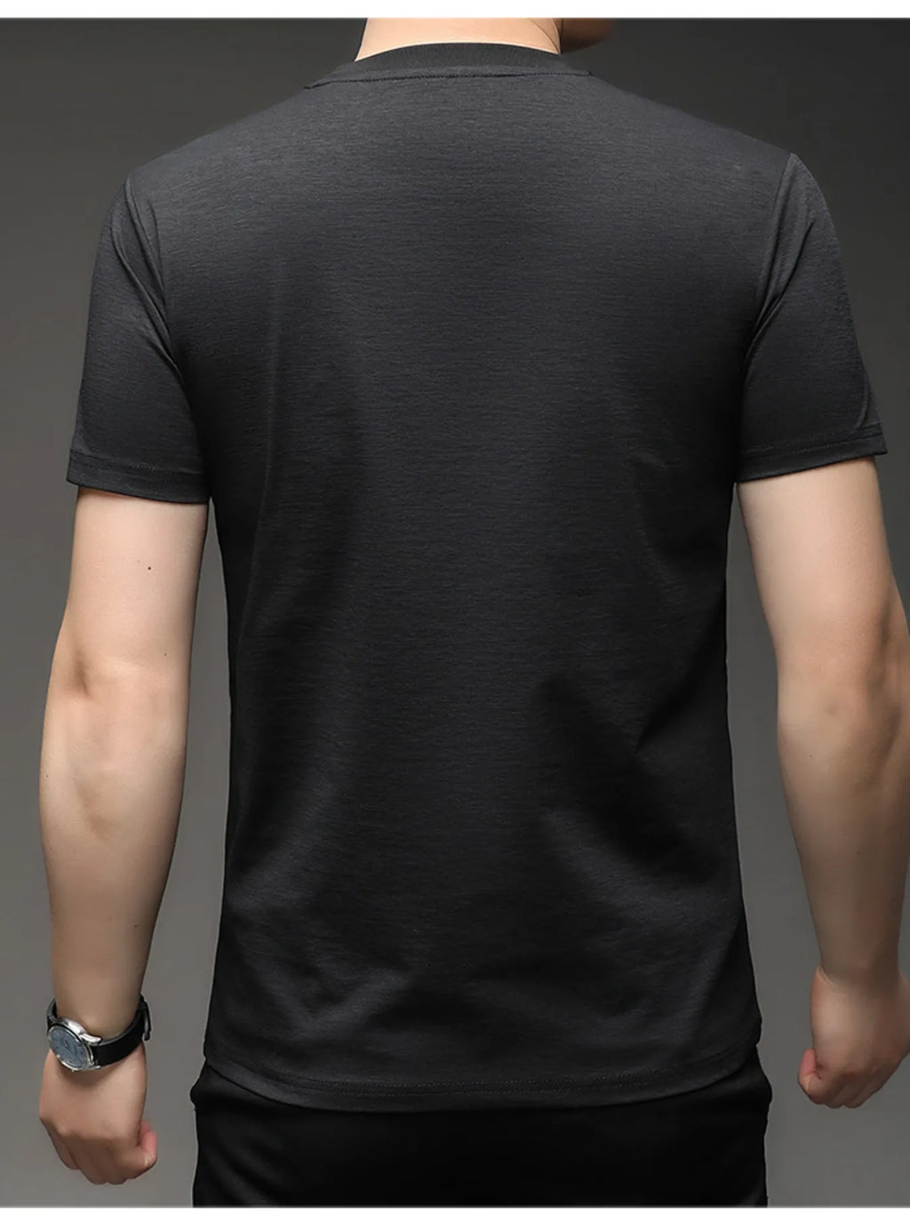 Men's Plus Size Round Neck Short Sleeve T-Shirt | Tampa Bay Discounts