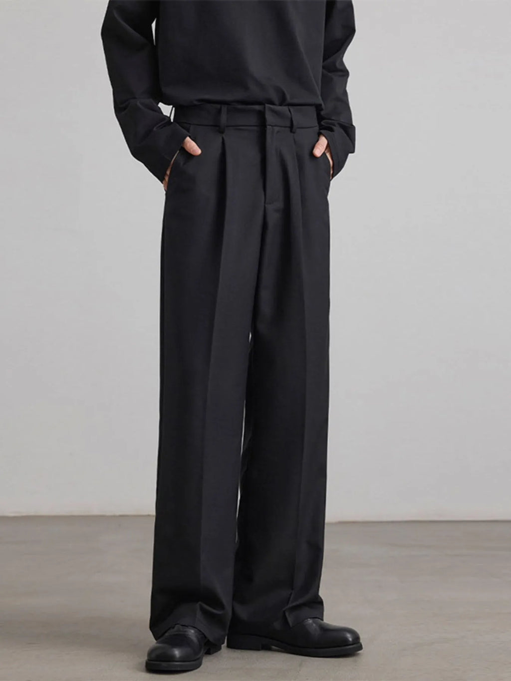 Men's Wide Leg Pleated Flowy Drape Pants | Tampa Bay Discounts