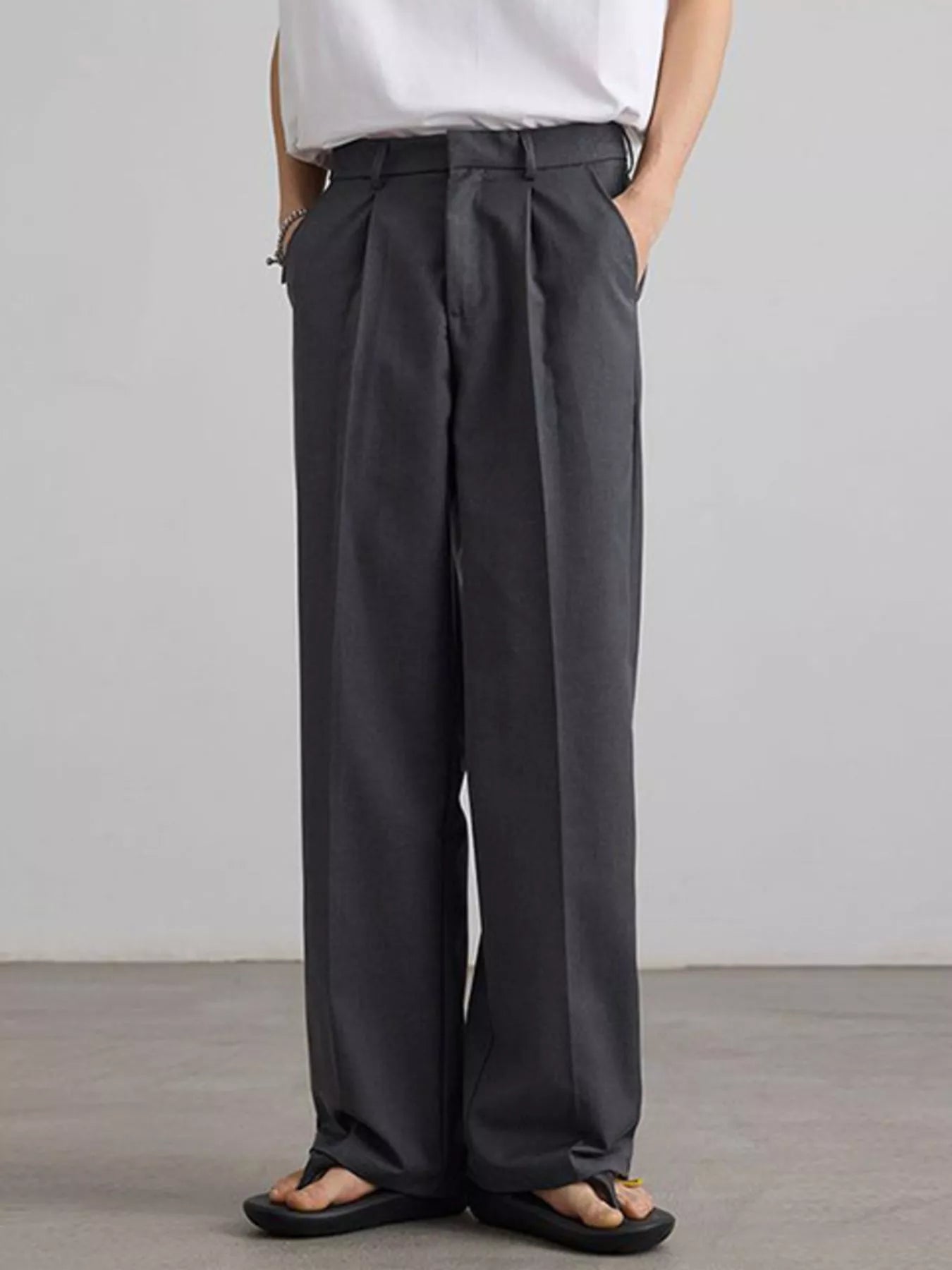 Men's Pleated Wide Leg Pants | Tampa Bay Discounts