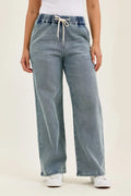 judy-blue-hight-waist-wilhelmina-baggy-jeans-with-md-aged-stone-blue-wash Image 1