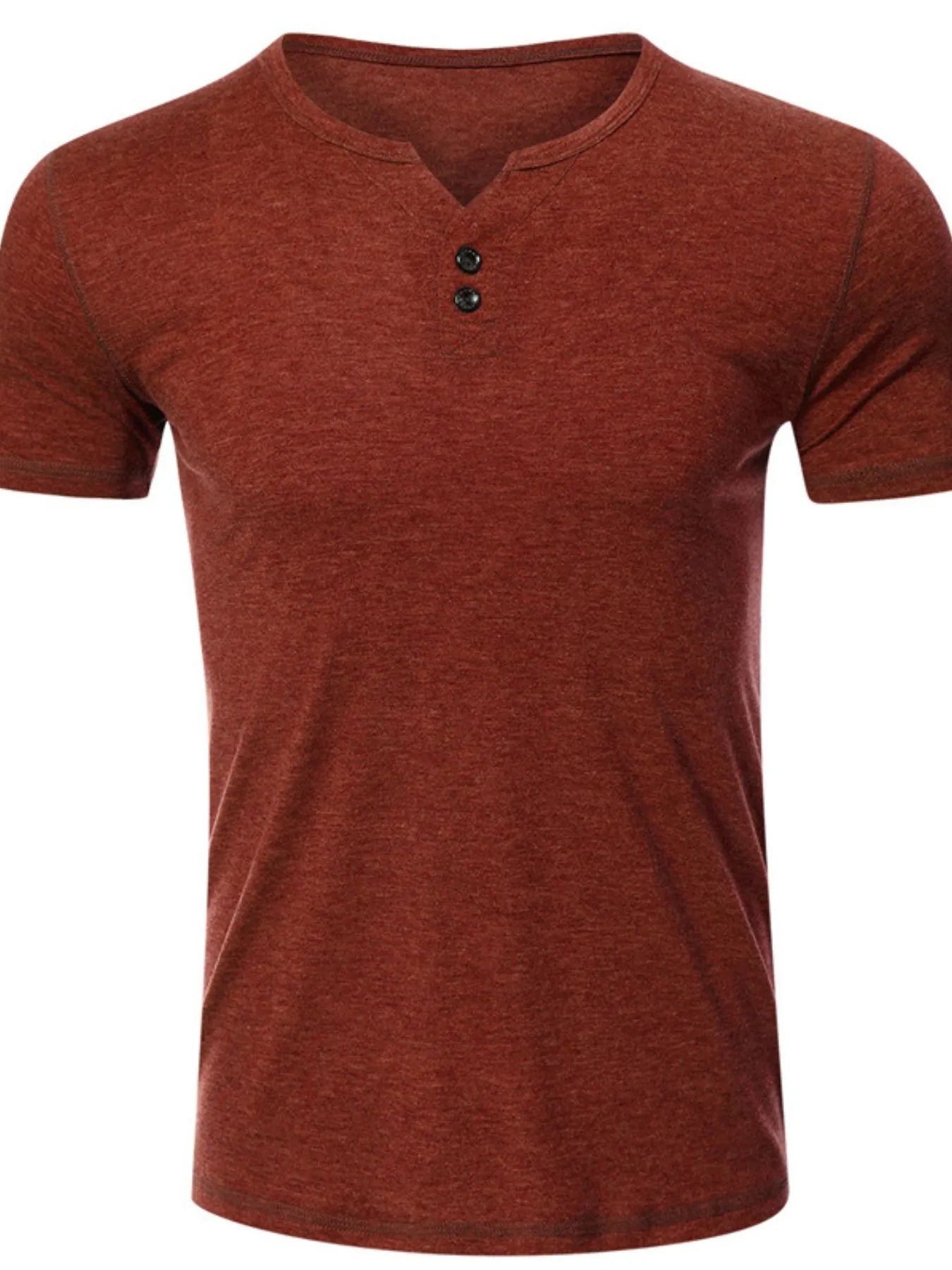 Men's Henley Short Sleeve Polo Top | Tampa Bay Discounts