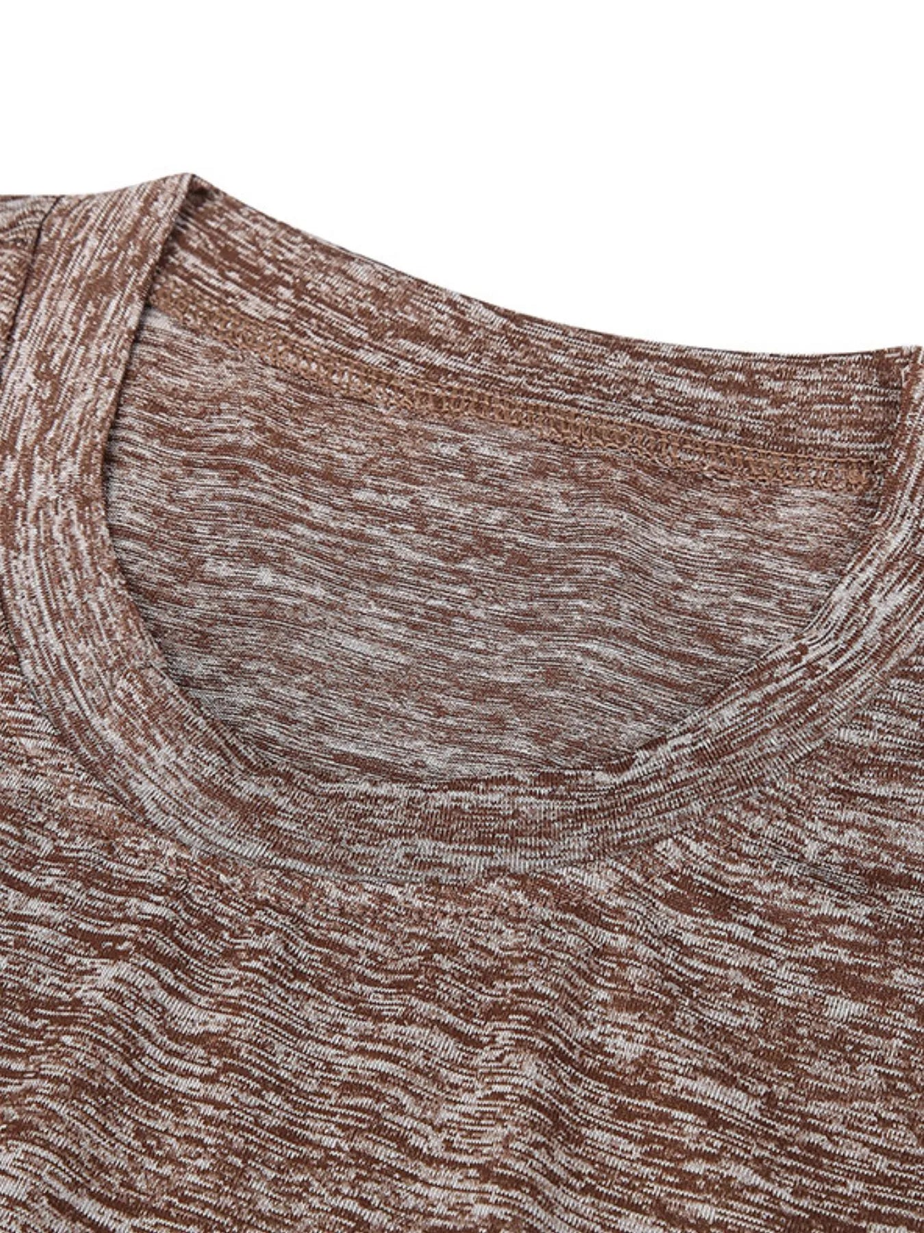 Men's Heathered Casual Round Neck T-Shirt | Tampa Bay Discounts