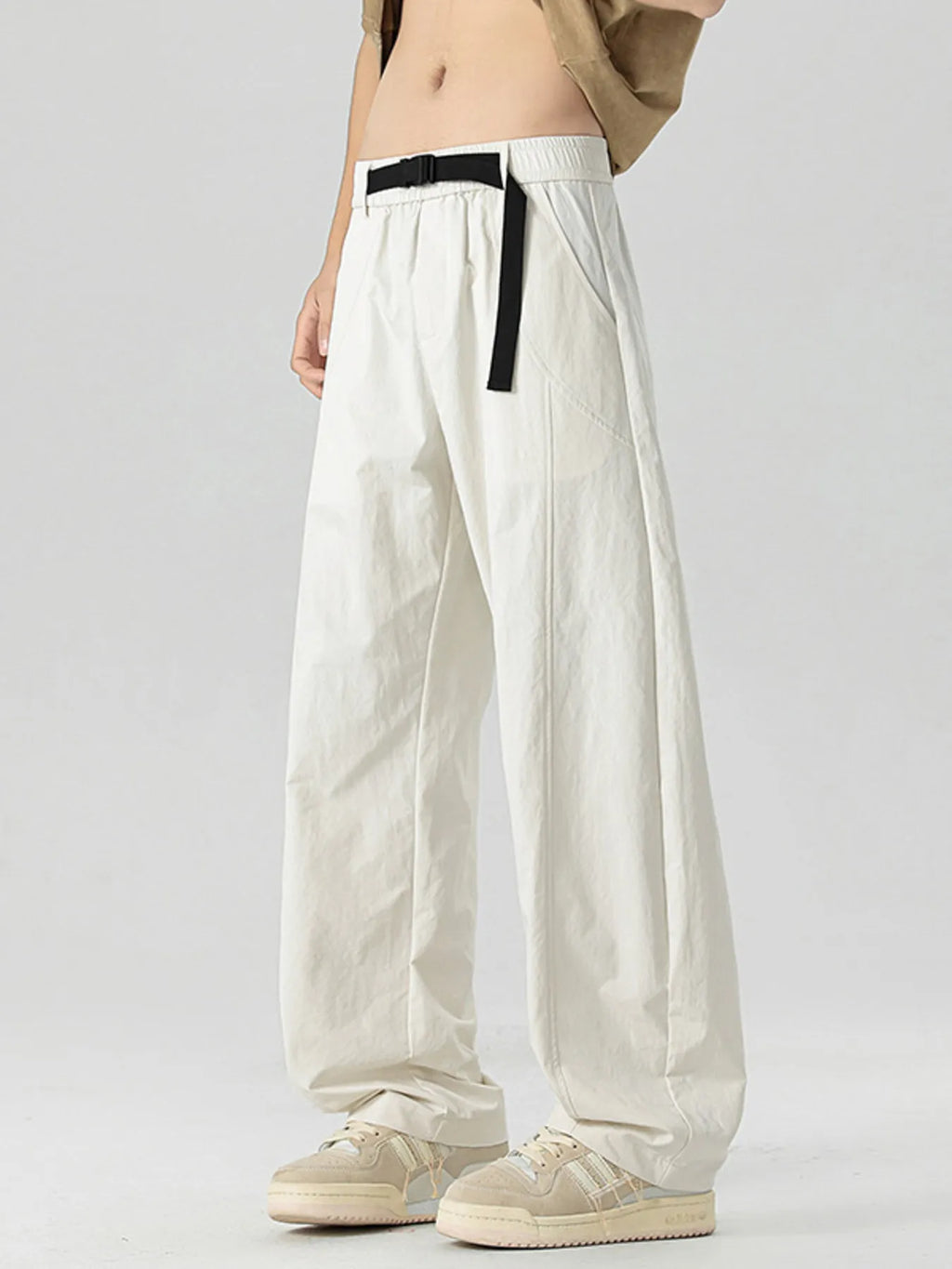 Men's Plus Size Lightweight Wide Leg Pants | Tampa Bay Discounts