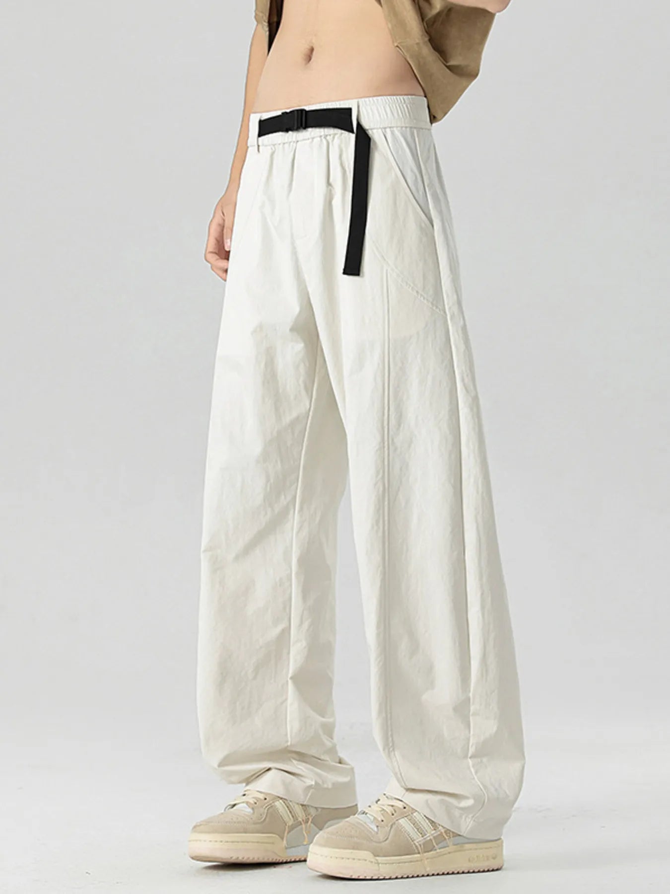Men's Plus Size Lightweight Wide Leg Pants | Tampa Bay Discounts