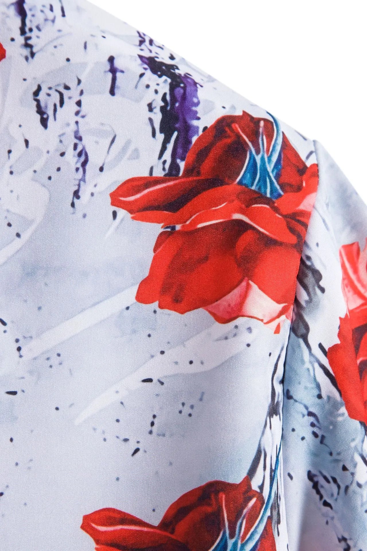 Men's Floral Print Short Sleeve Shirt | Tampa Bay Discounts