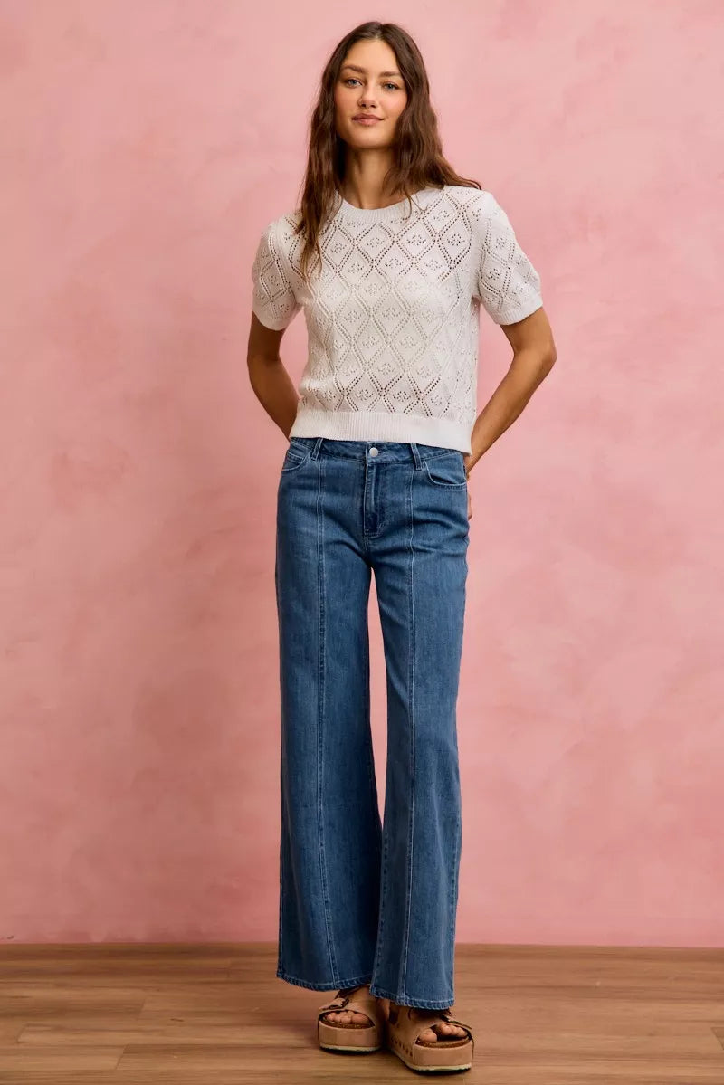 so-me-seam-detail-mid-rise-stretch-denim-jeans Image 11