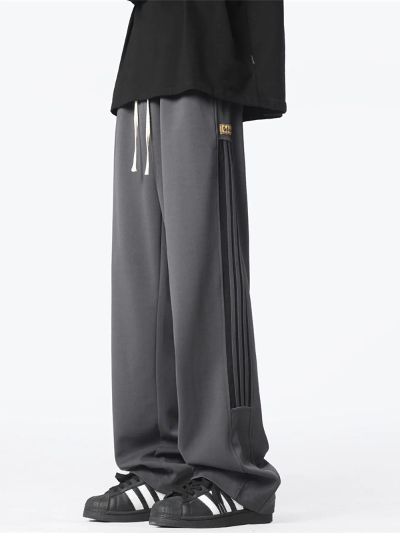 Men's Plus Size Wide Leg Drawstring Pants | Tampa Bay Discounts