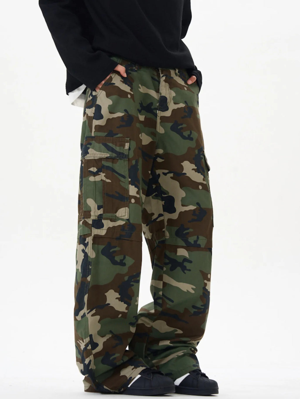 Men's Loose Fit Camouflage Cargo Pants | Tampa Bay Discounts