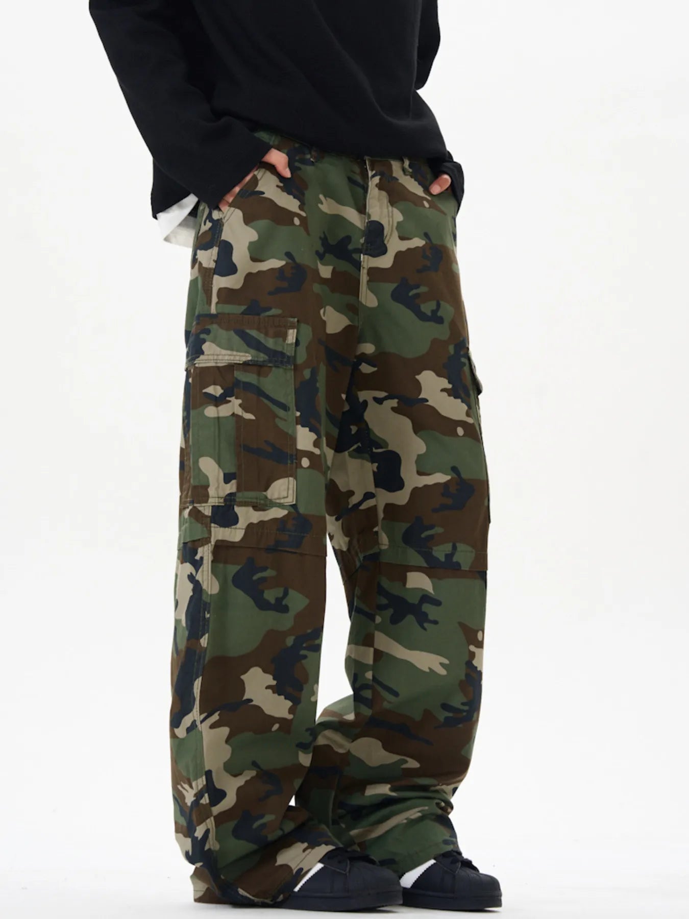 Men's Loose Fit Camouflage Cargo Pants | Tampa Bay Discounts