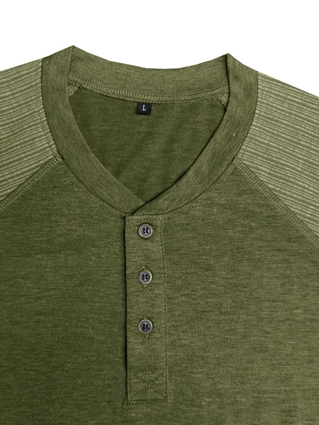 Men's Short Sleeve Henley Button Top | Tampa Bay Discounts