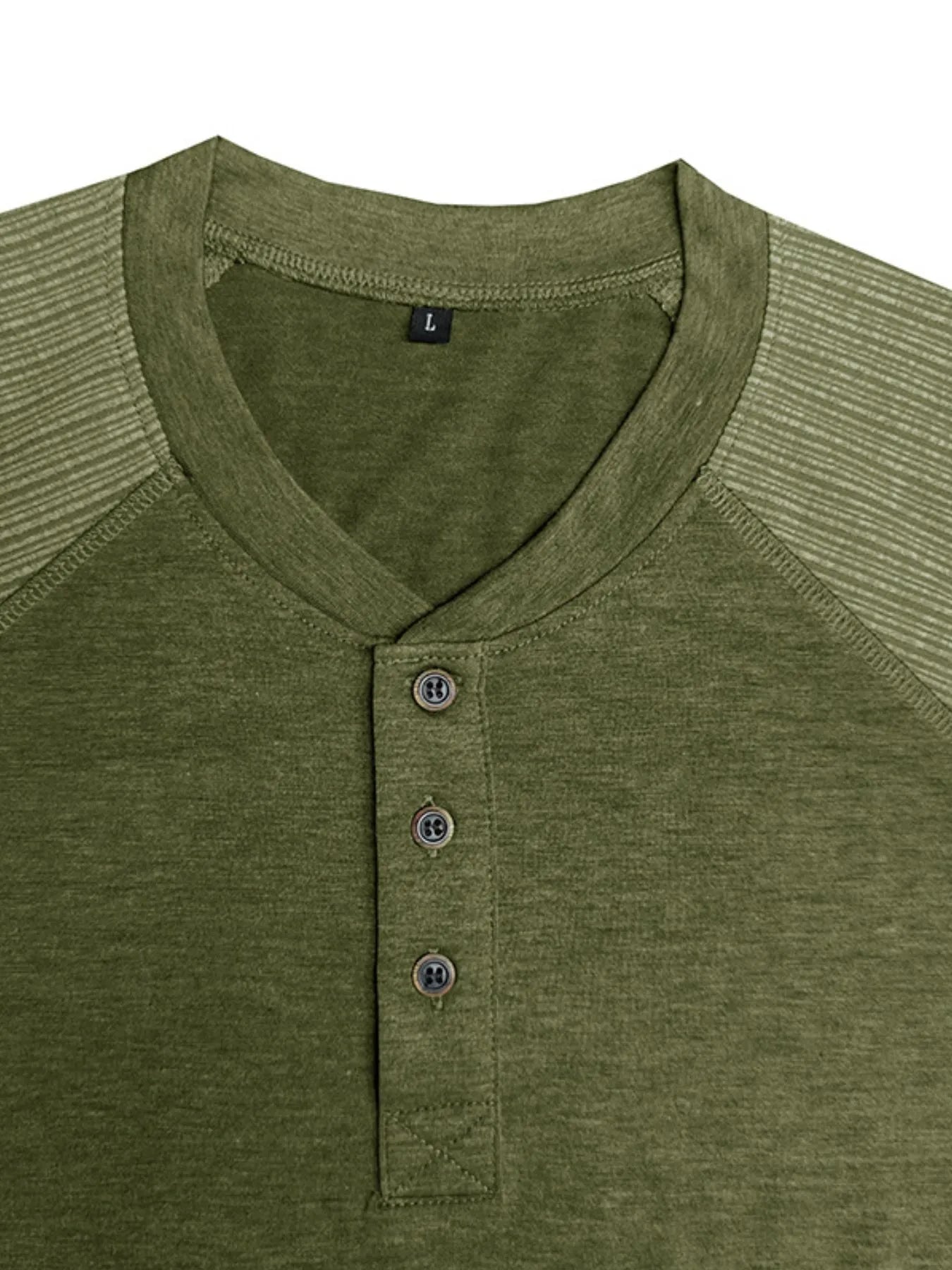 Men's Short Sleeve Henley Button Top | Tampa Bay Discounts