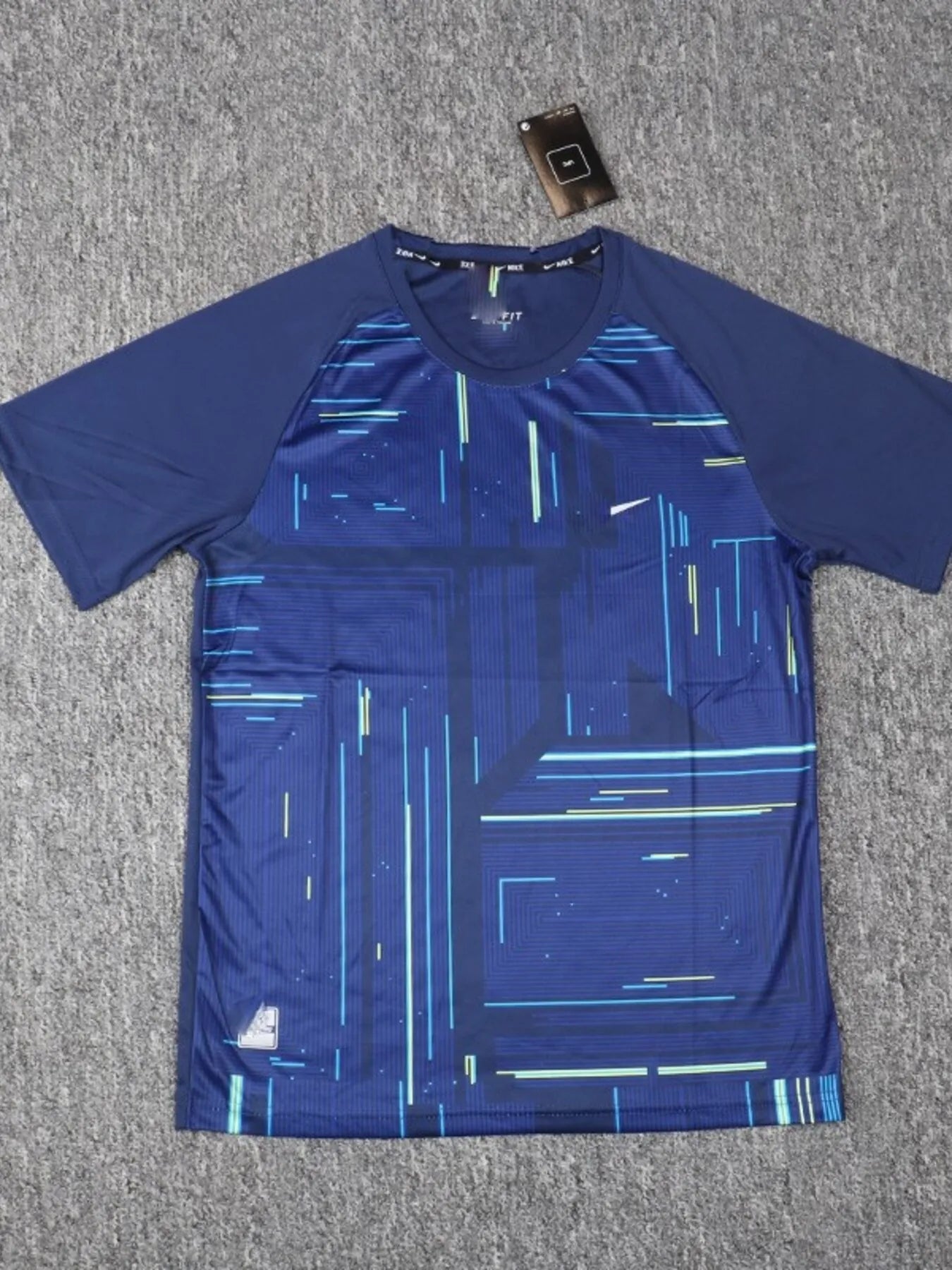 Men's Plus Size Printed Round Neck Active T-Shirt | Tampa Bay Discounts