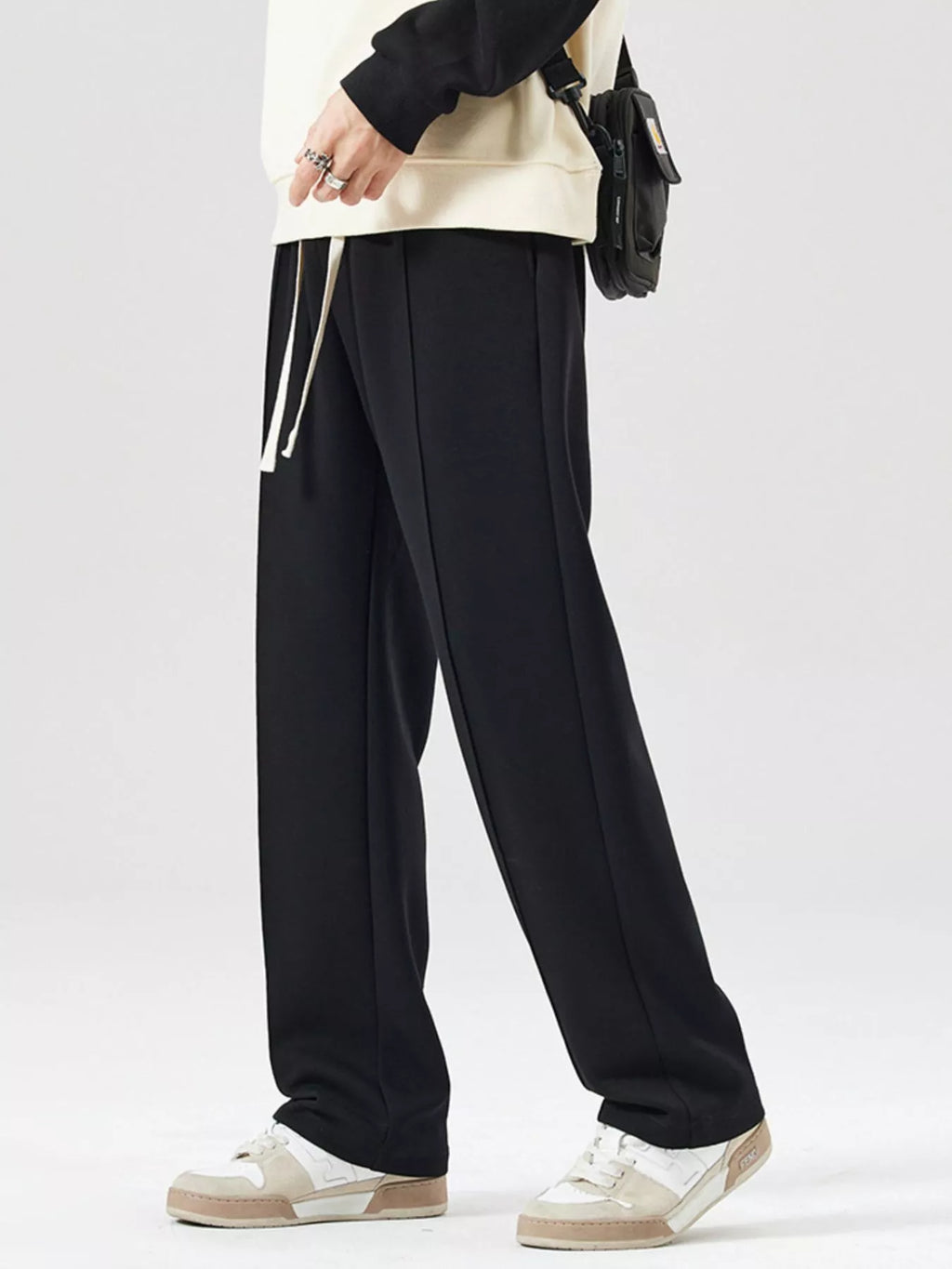 Men's Plus Size Drawstring Wide Leg Pants | Tampa Bay Discounts