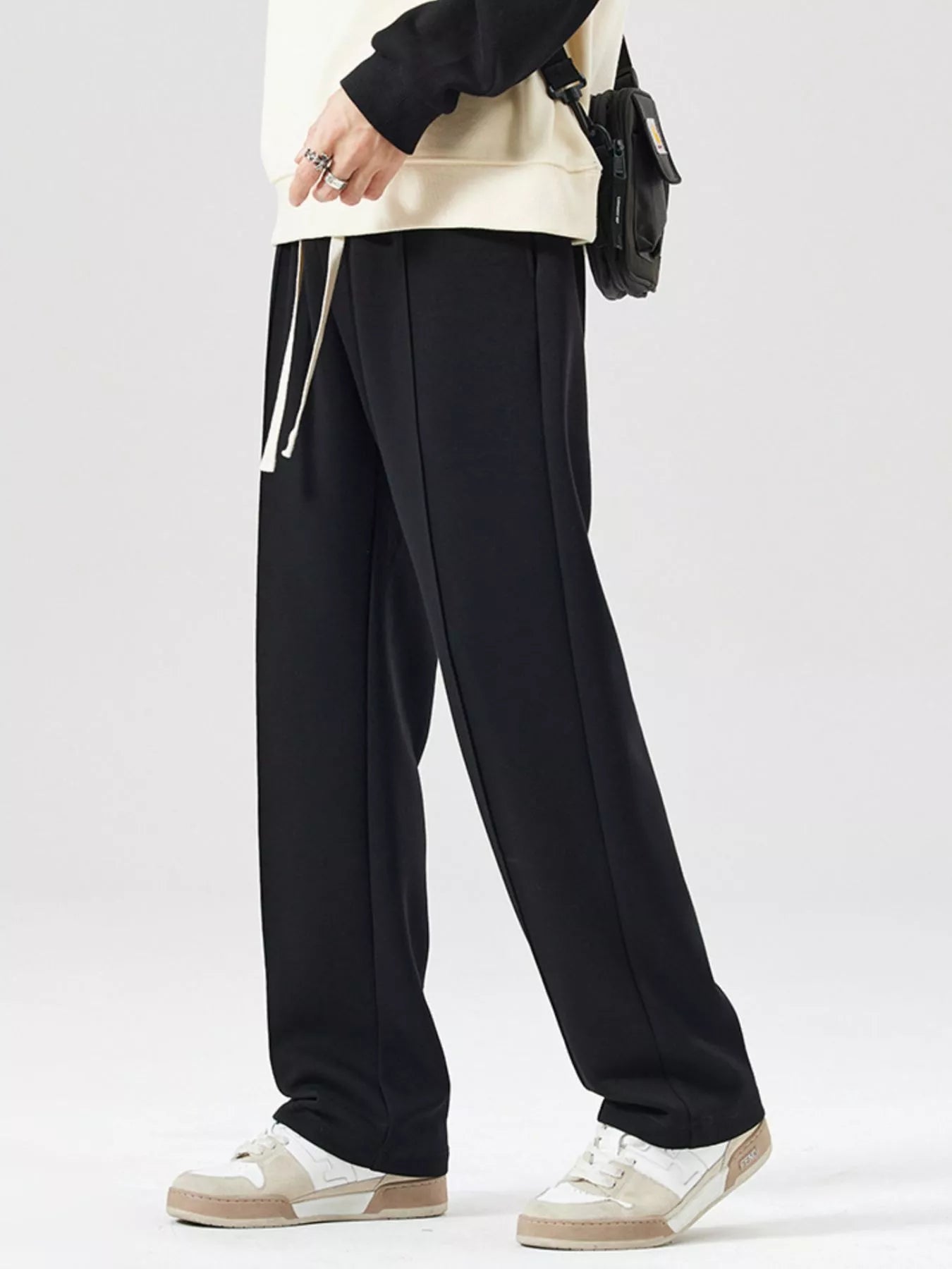 Men's Plus Size Drawstring Wide Leg Pants | Tampa Bay Discounts