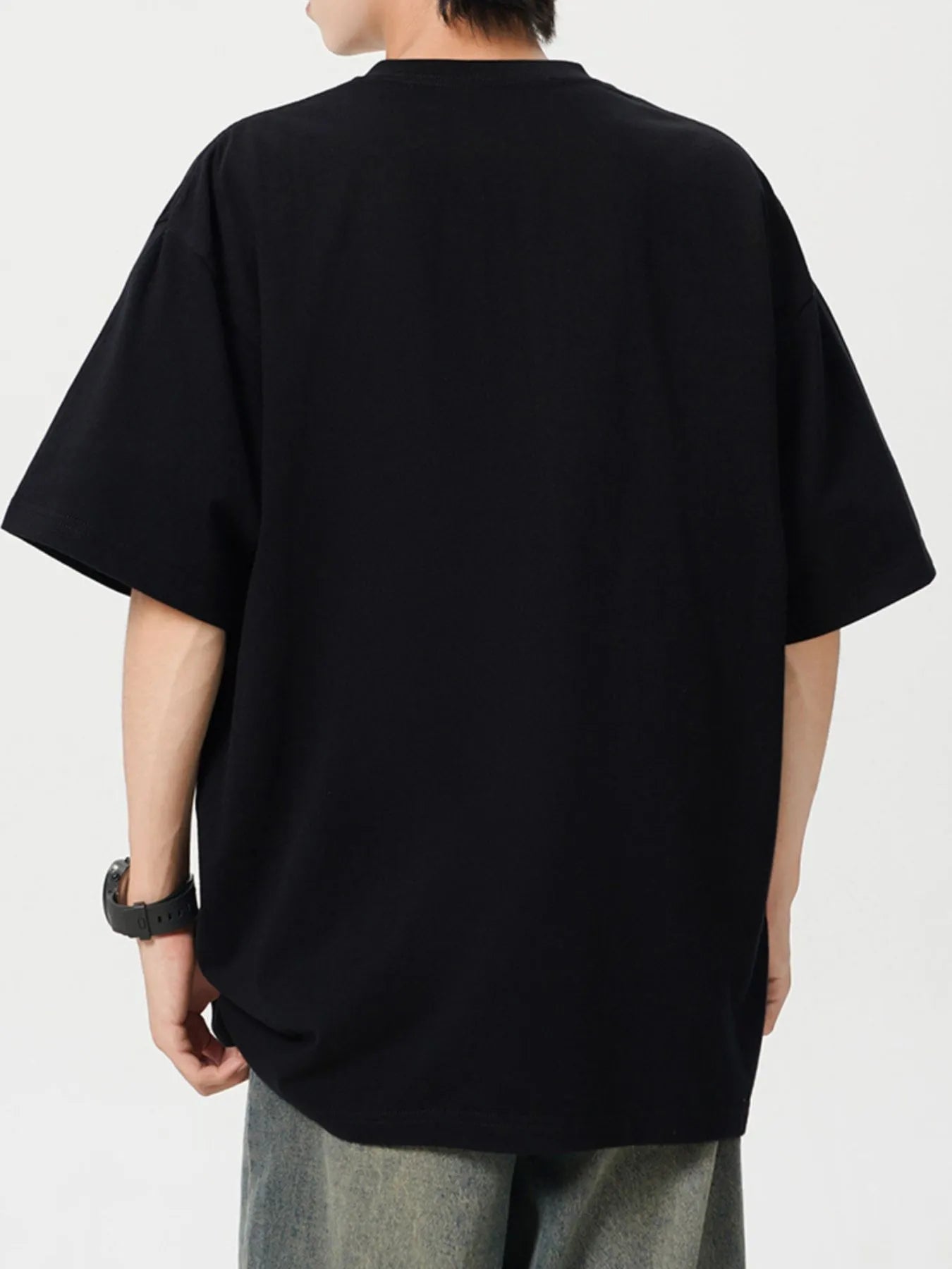Men's Plus Size Oversized Crew Neck Short Sleeve T-Shirt | Tampa Bay Discounts