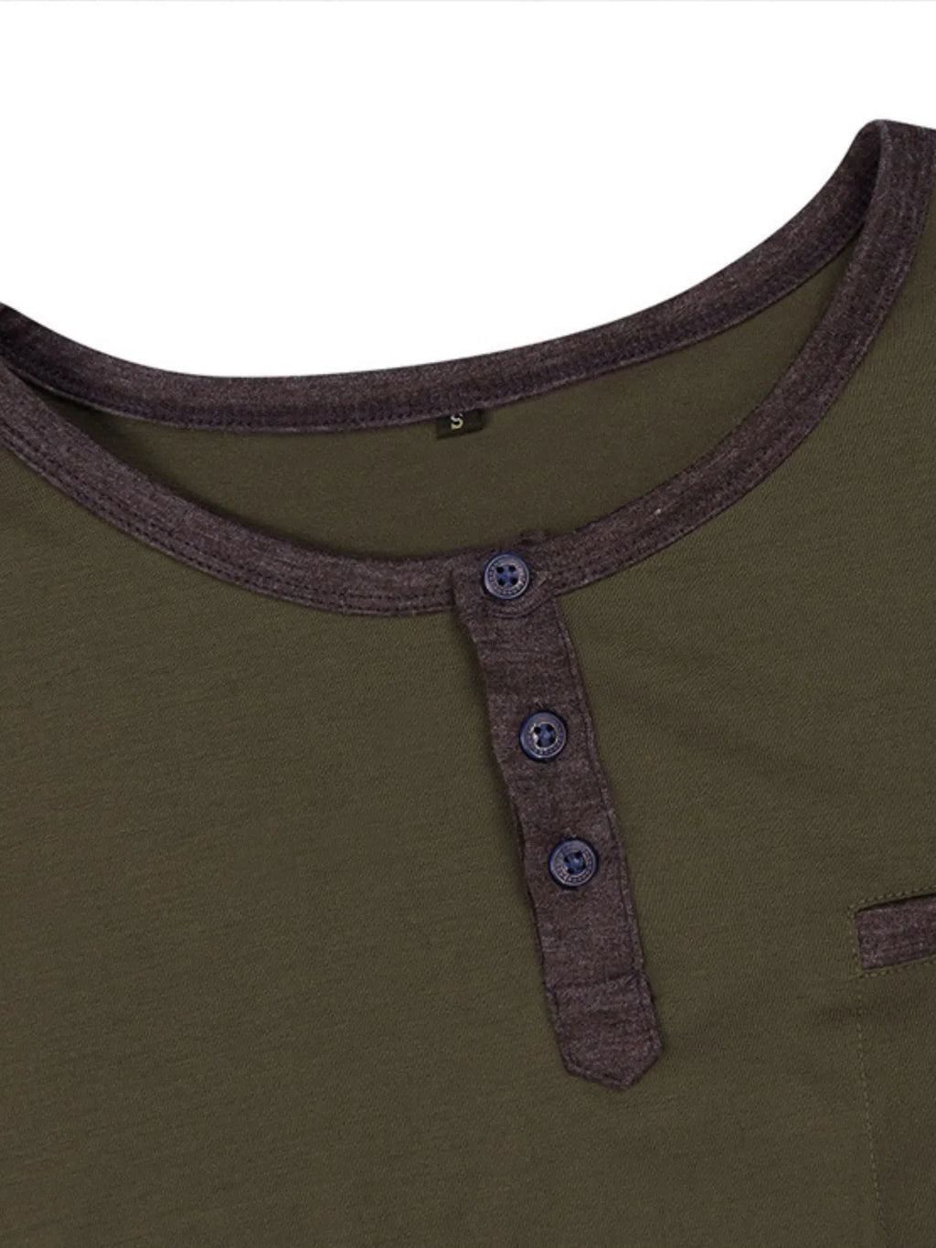 Men's Casual Henley Pocket T-Shirt | Tampa Bay Discounts