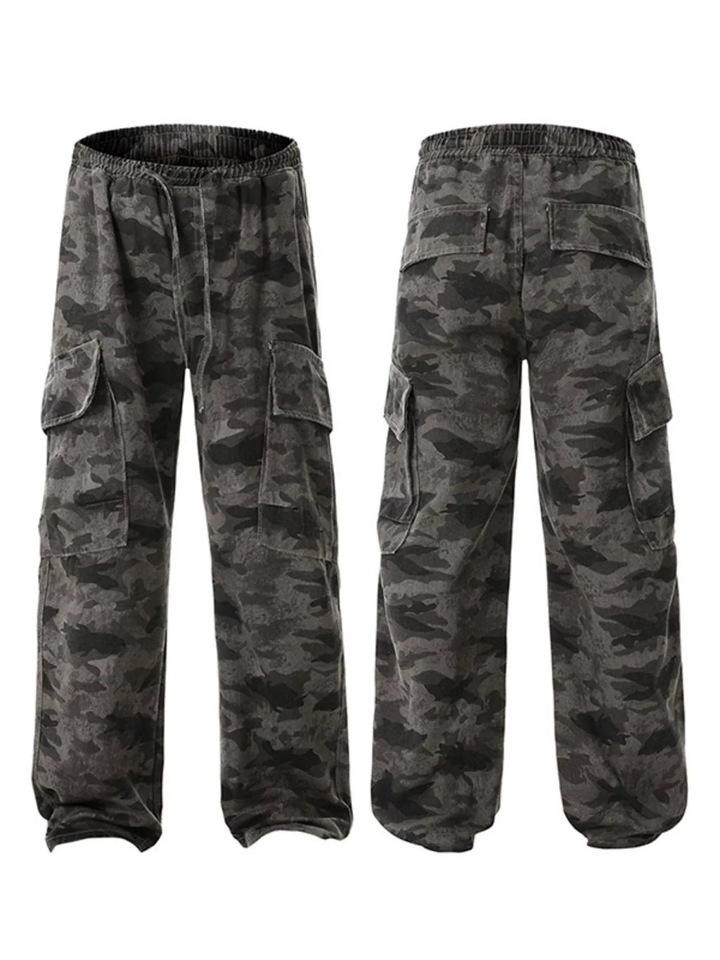 Men's Plus Size Camouflage Wide Leg Pants | Tampa Bay Discounts