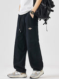 Men's Plus Size Casual Wide-Leg Drawstring Pants | Tampa Bay Discounts