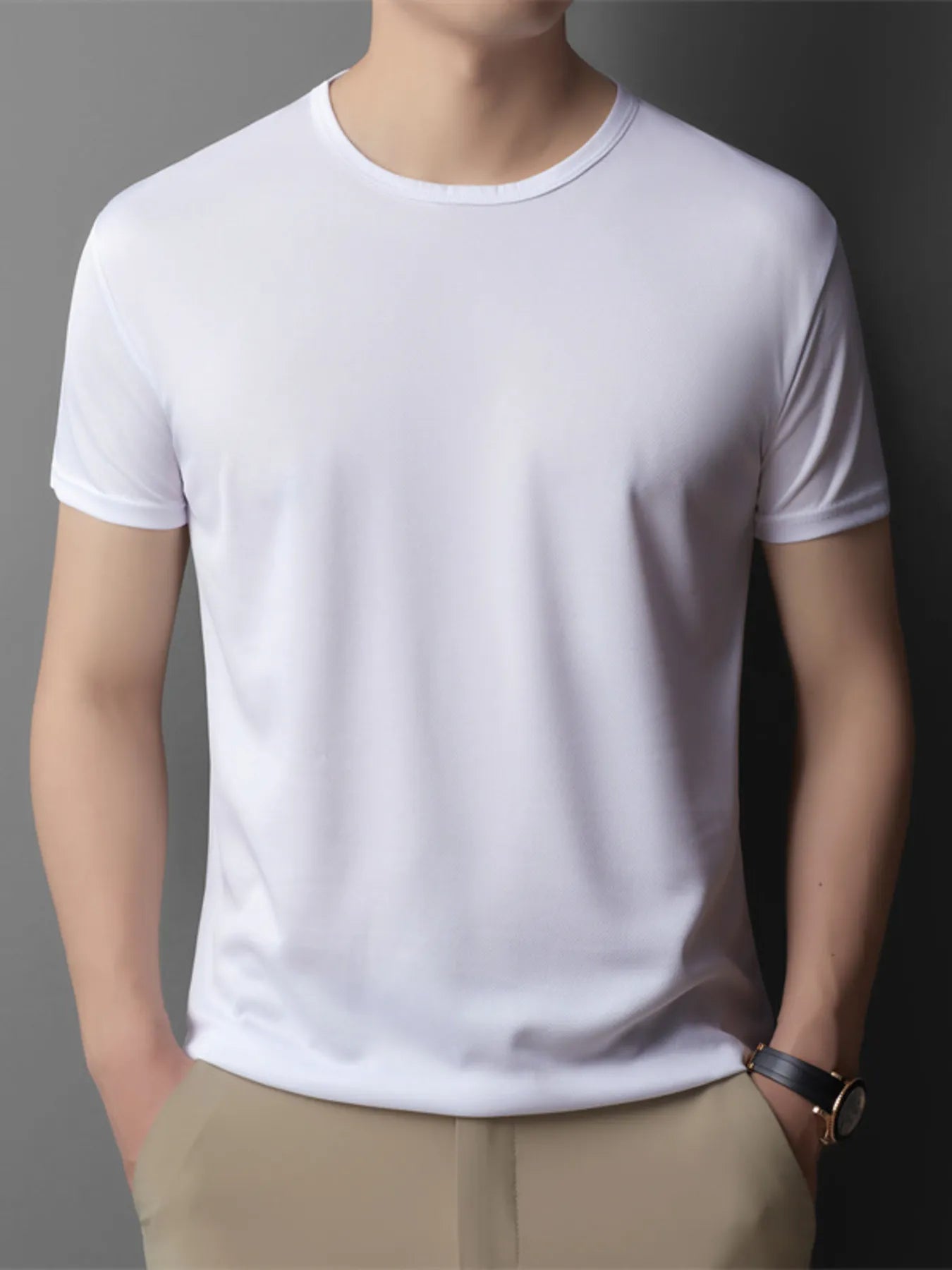 Men's Round Neck Short Sleeve T-Shirt | Tampa Bay Discounts