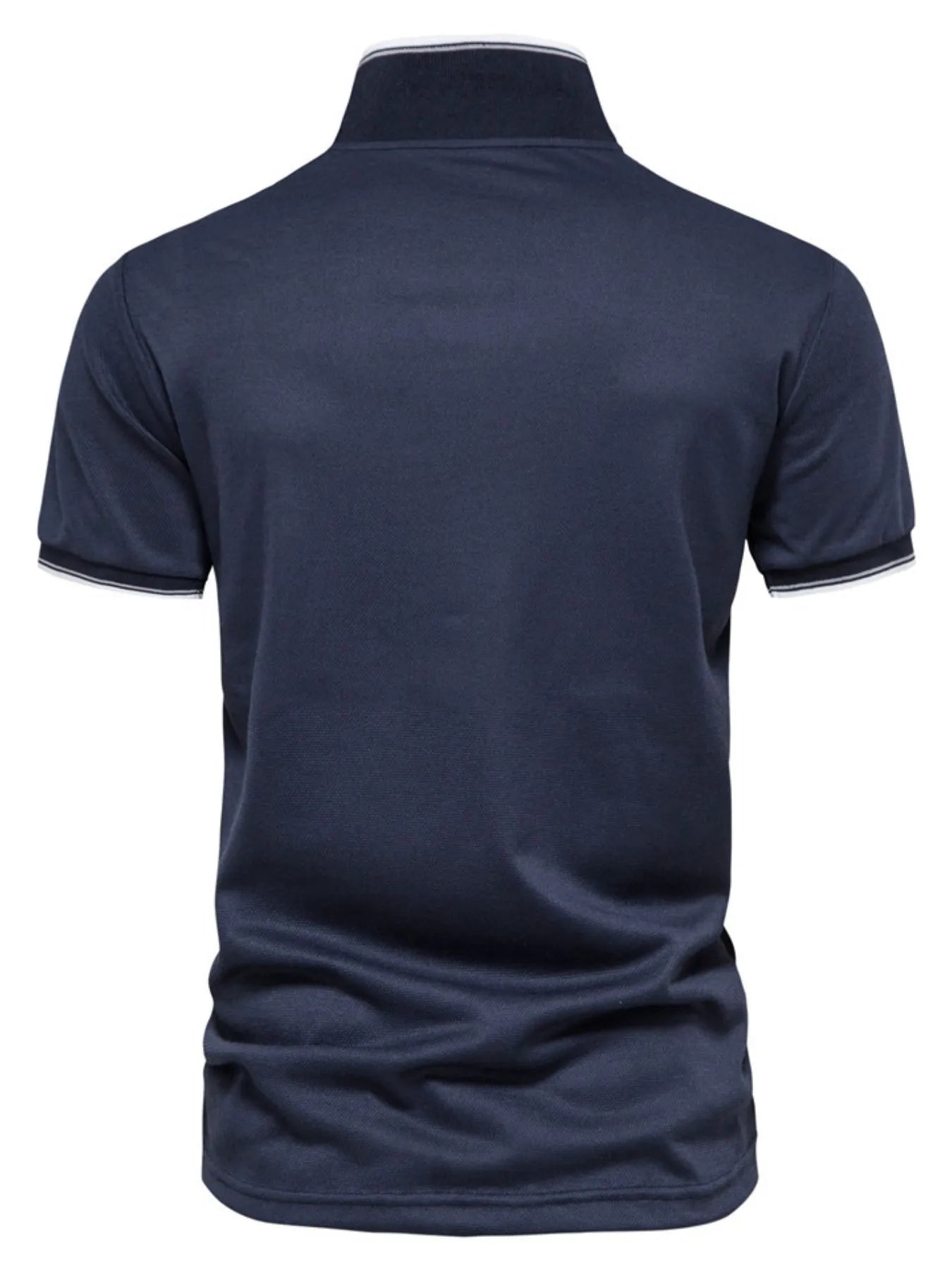 Men's Contrast Trim Short Sleeve Polo Shirt | Tampa Bay Discounts
