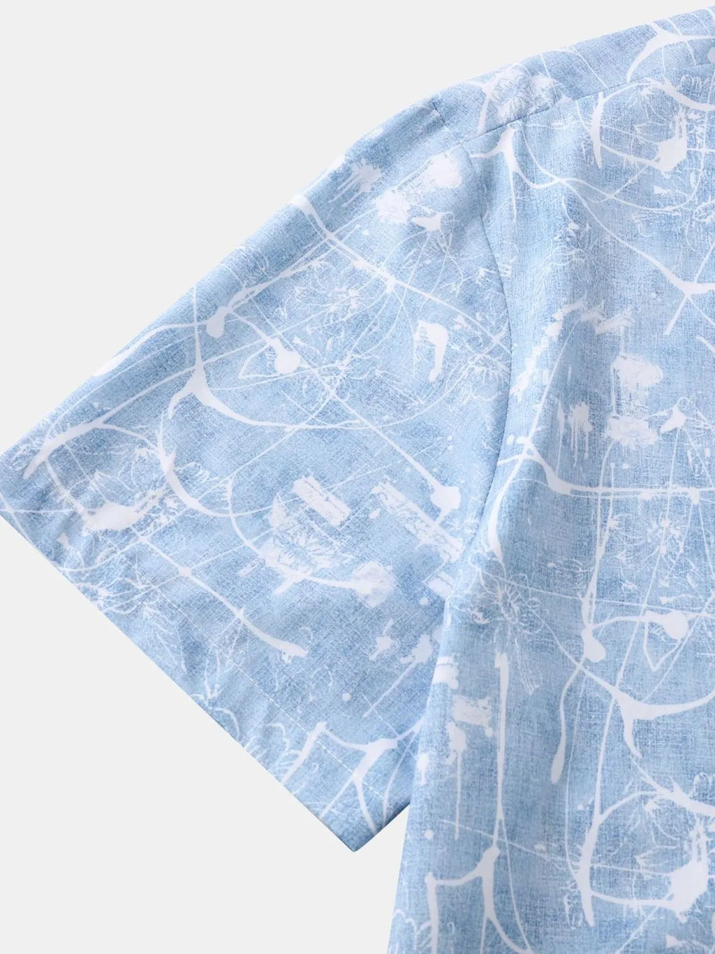 Men's Printed Short Sleeve Button Down Shirt | Tampa Bay Discounts