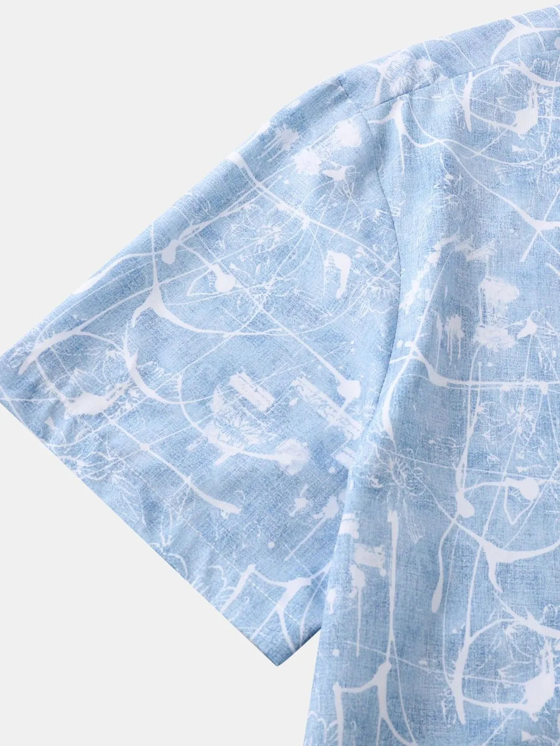 Men's Printed Short Sleeve Button Down Shirt | Tampa Bay Discounts