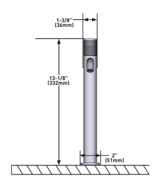 Amahle™ Single Handle Tall Lavatory Faucet - Polished Chrome