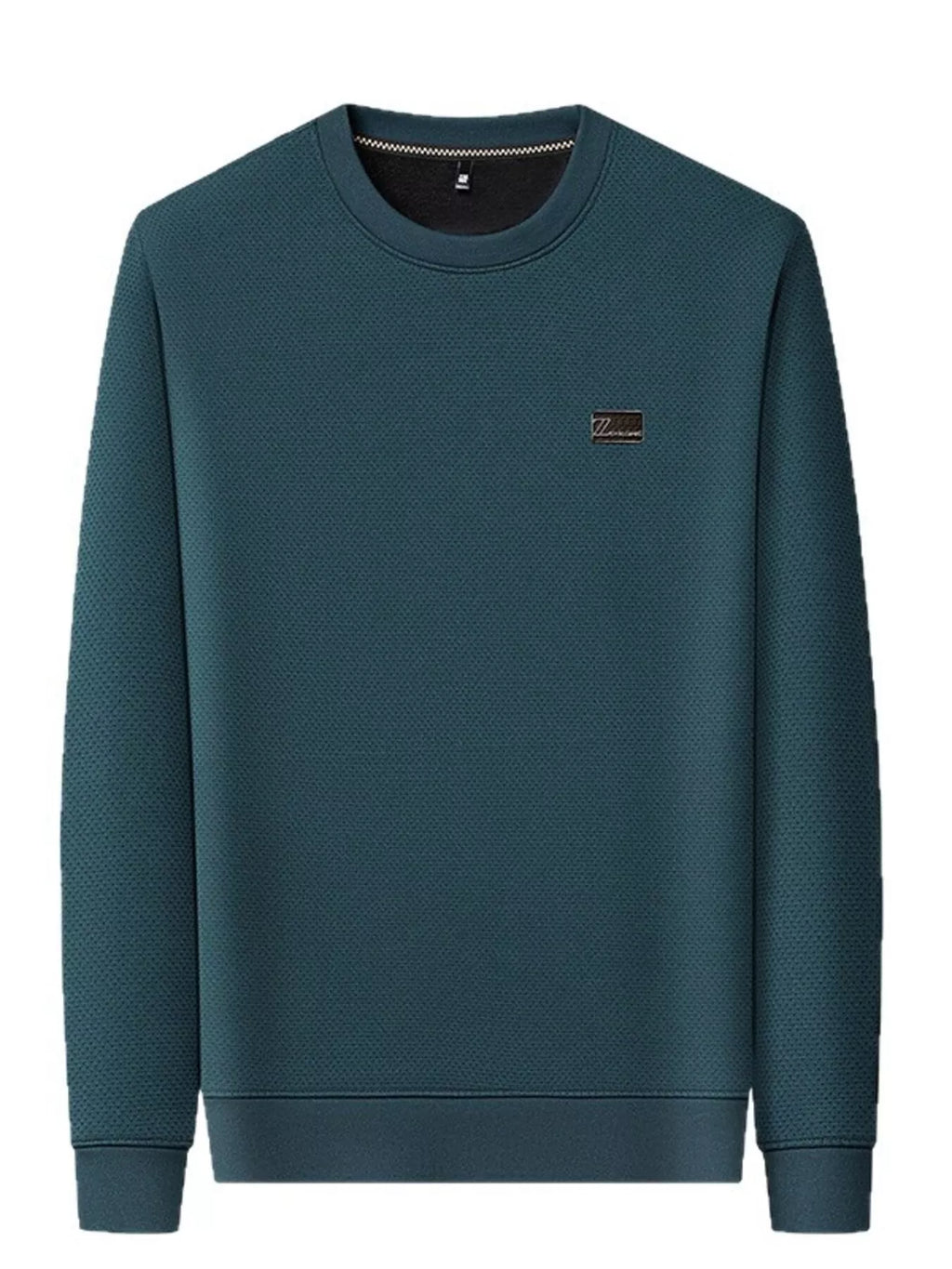 Men's Plus Size Textured Long Sleeve Casual T-Shirt | Tampa Bay Discounts