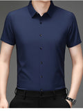 Men's Plus Size Button Up Short Sleeve Shirt | Tampa Bay Discounts