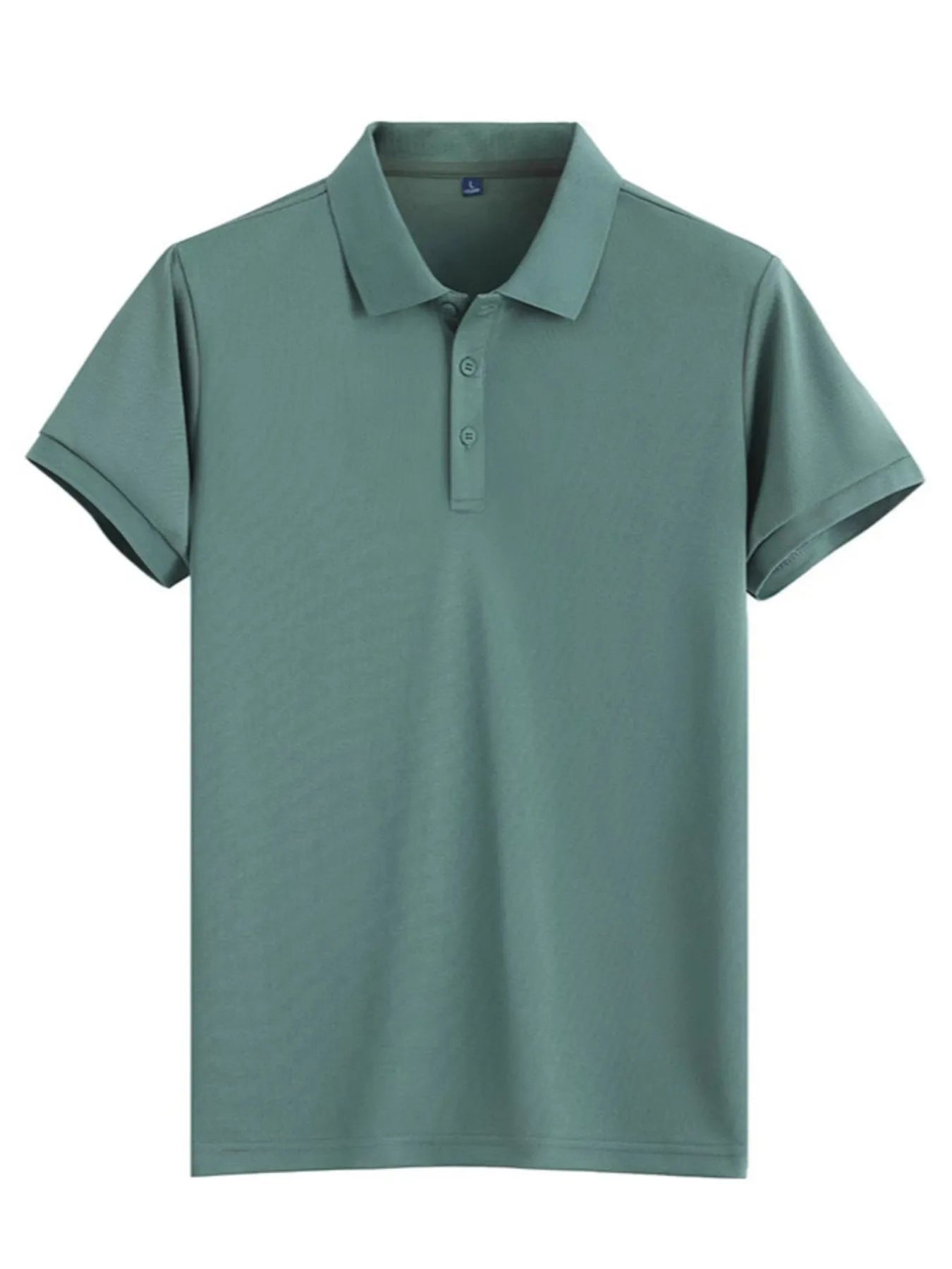 Men's Plus Size Button Detail Short Sleeve Polo | Tampa Bay Discounts