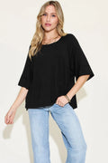 basic-bae-full-size-bamboo-round-neck-exposed-seam-t-shirt-plus-size image 1