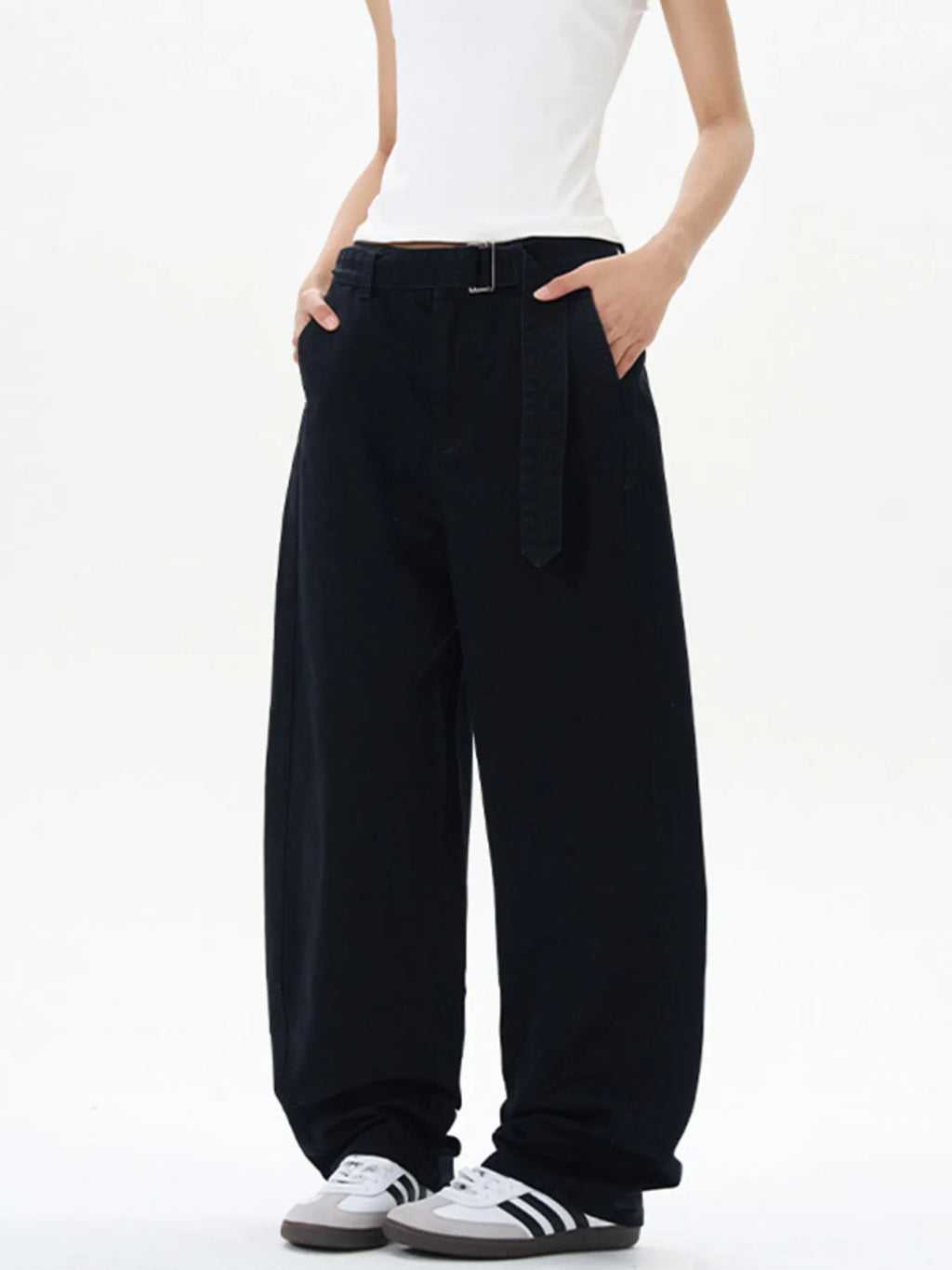 Men's Full Size Washed Wide Leg Cargo Pants Plus Size | Tampa Bay Discounts