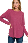 zenana-baby-waffle-long-sleeve-top image 1