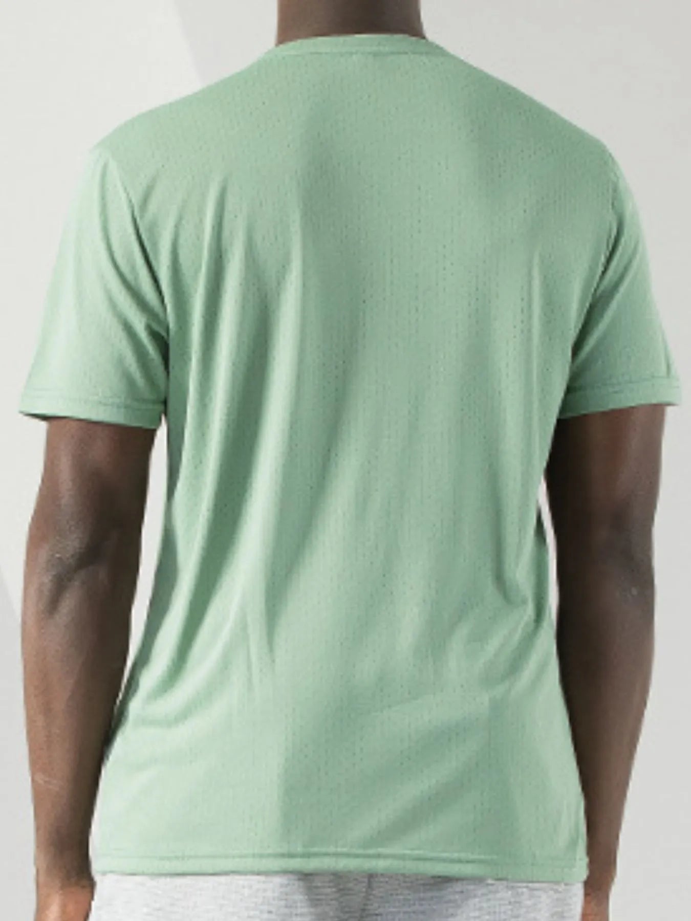 Men's Plus Size Round Neck Short Sleeve Active T-Shirt | Tampa Bay Discounts