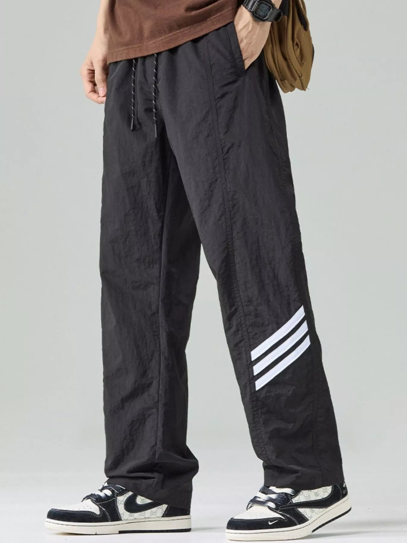 Men's Plus Size Drawstring Wide Leg Pants | Tampa Bay Discounts