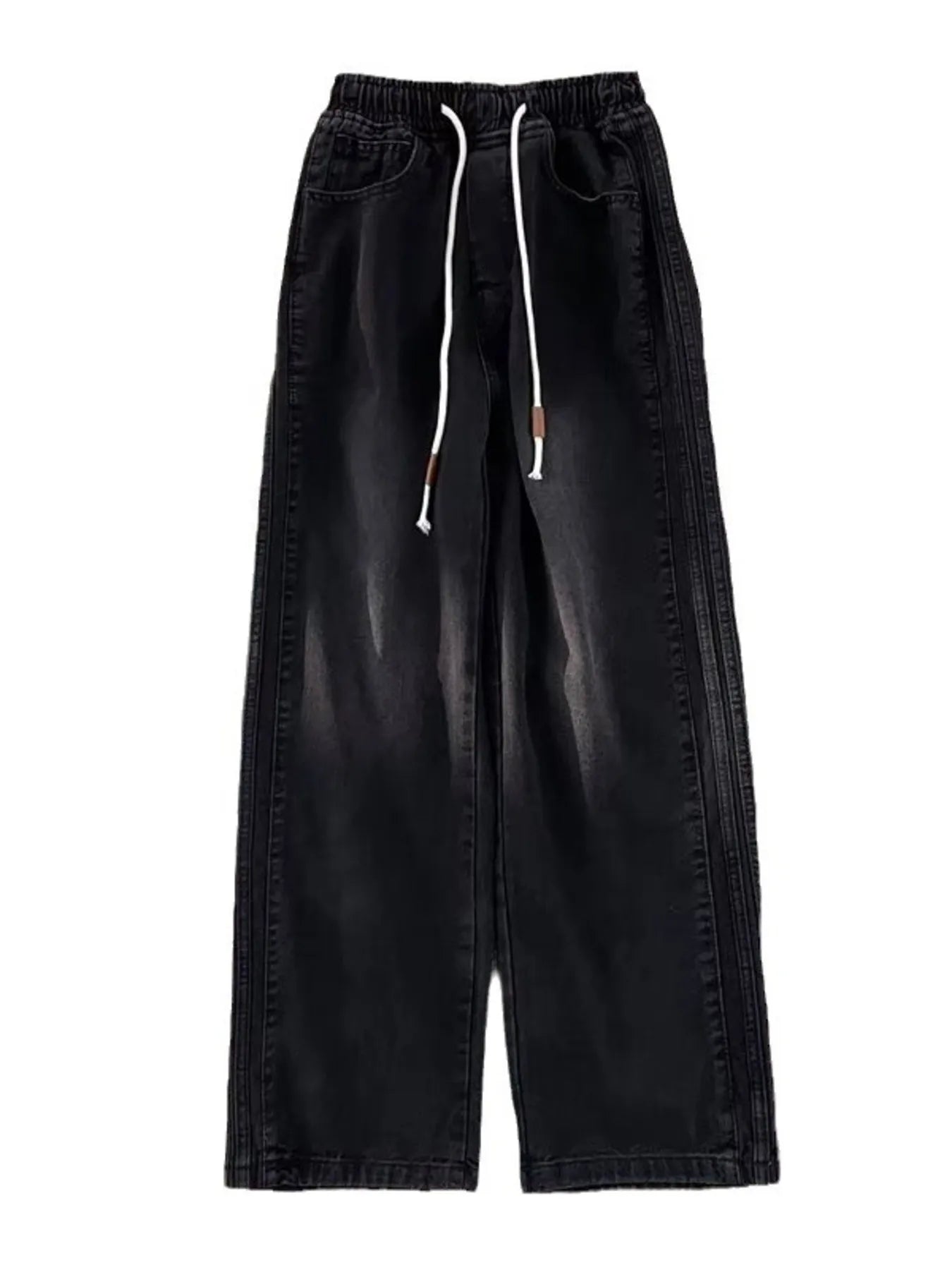 Men's Full Size Wash Wide Leg Pants Plus Size | Tampa Bay Discounts