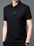 Men's Plus Size Button Detail Short Sleeve Polo | Tampa Bay Discounts