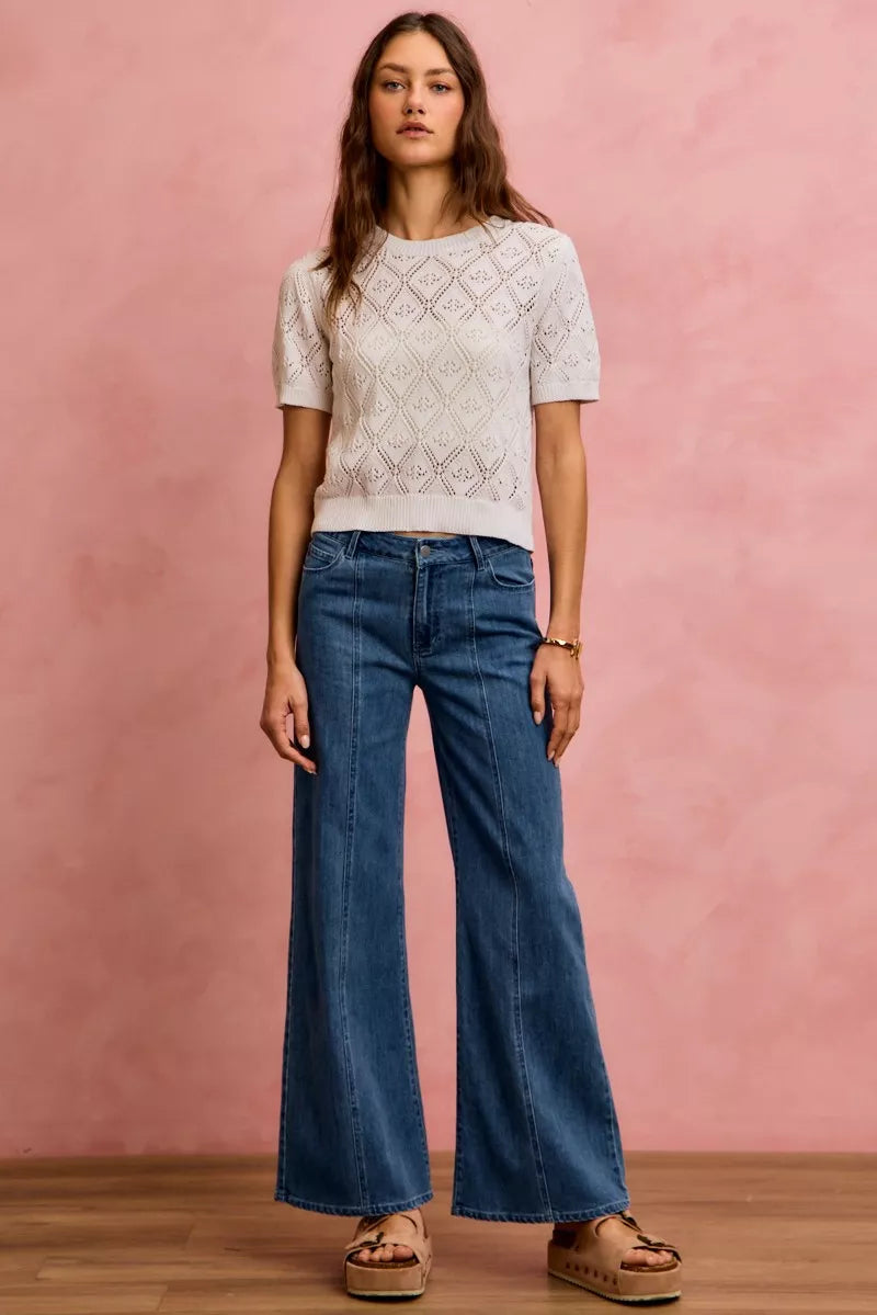 so-me-seam-detail-mid-rise-stretch-denim-jeans Image 9