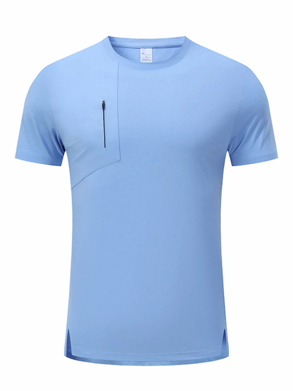 Men's Plus Size Round Neck Short Sleeve Active T-Shirt | Tampa Bay Discounts