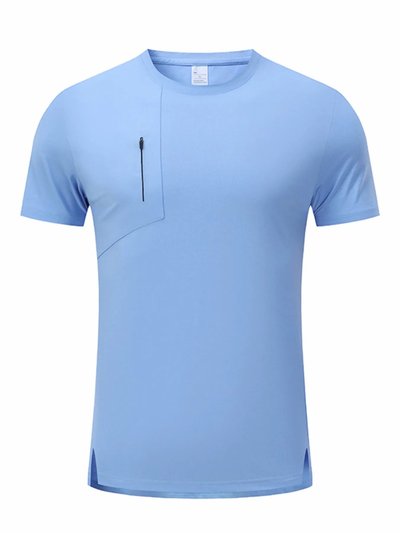 Men's Plus Size Round Neck Short Sleeve Active T-Shirt | Tampa Bay Discounts