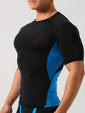 Men's Contrast Round Neck Short Sleeve T-Shirt | Tampa Bay Discounts