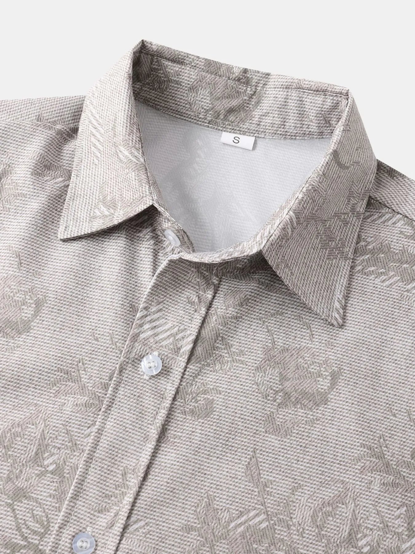 Men's Vintage Print Short Sleeve Casual Shirt | Tampa Bay Discounts