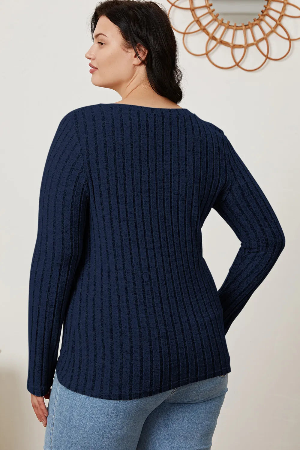 basic-bae-full-size-ribbed-v-neck-long-sleeve-t-shirt image 23