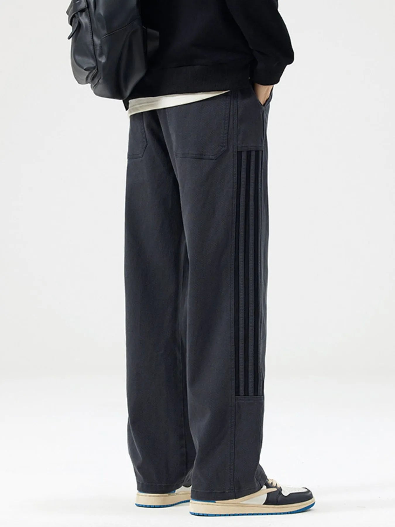Men's Full Size Drawstring Wide Leg Pants Plus Size | Tampa Bay Discounts