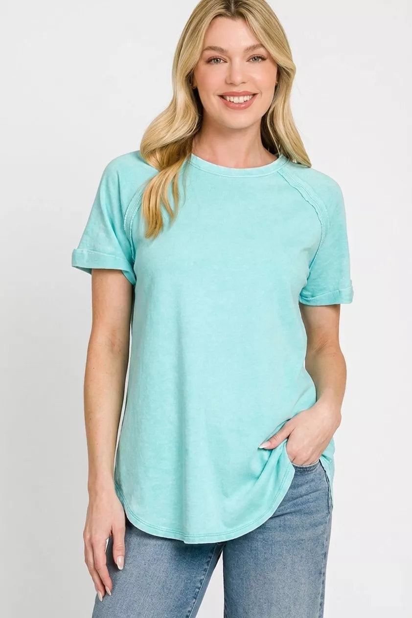 zenana-french-terry-washed-curved-hem-top-2 image 1