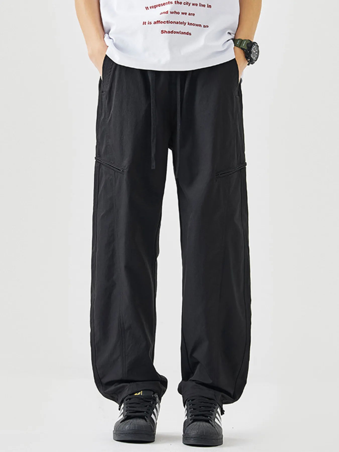 Men's Plus Size Loose Fit Drawstring Casual Pants | Tampa Bay Discounts