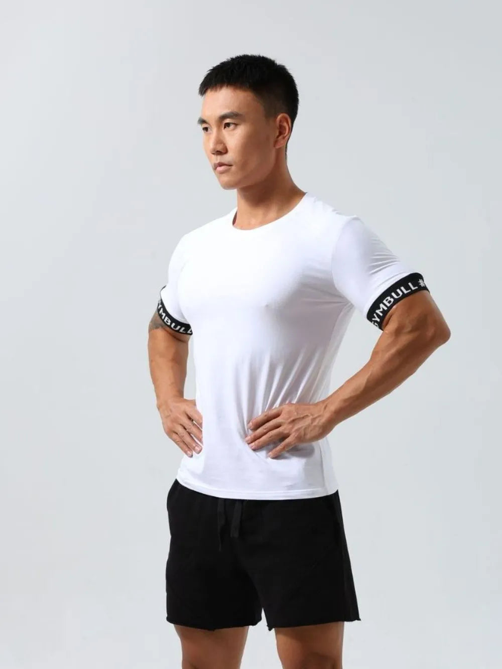 Men's Round Neck Contrast Short Sleeve T-Shirt | Tampa Bay Discounts