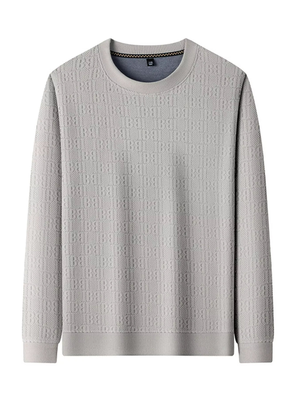 Men's Plus Size Textured Pattern Slim Fit Sweater | Tampa Bay Discounts